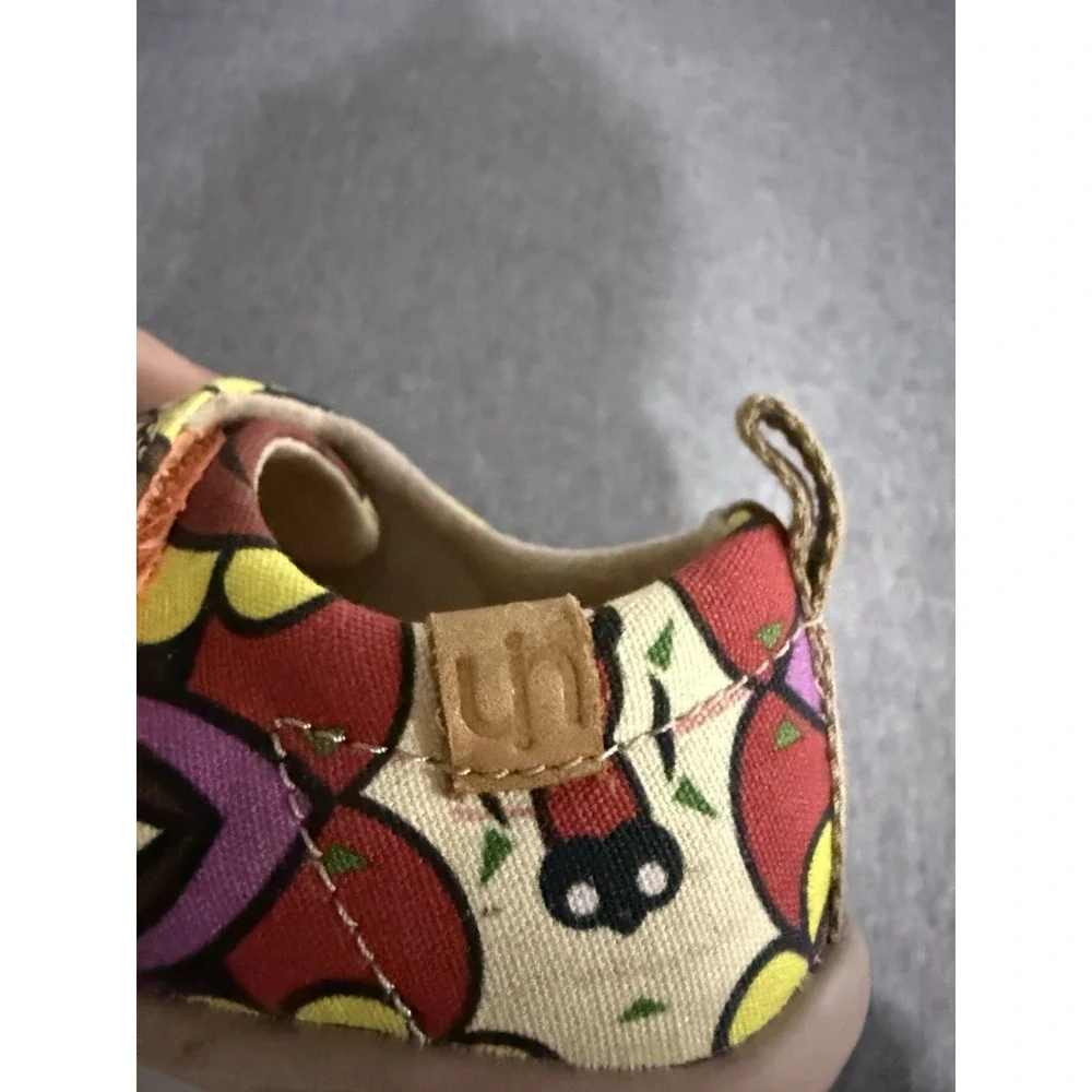 UIN Kids Toddler Cola Cola Vibrant Casual Slip On Shoes Sz 6.5